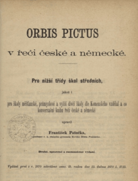 Orbis Pictus - 1873